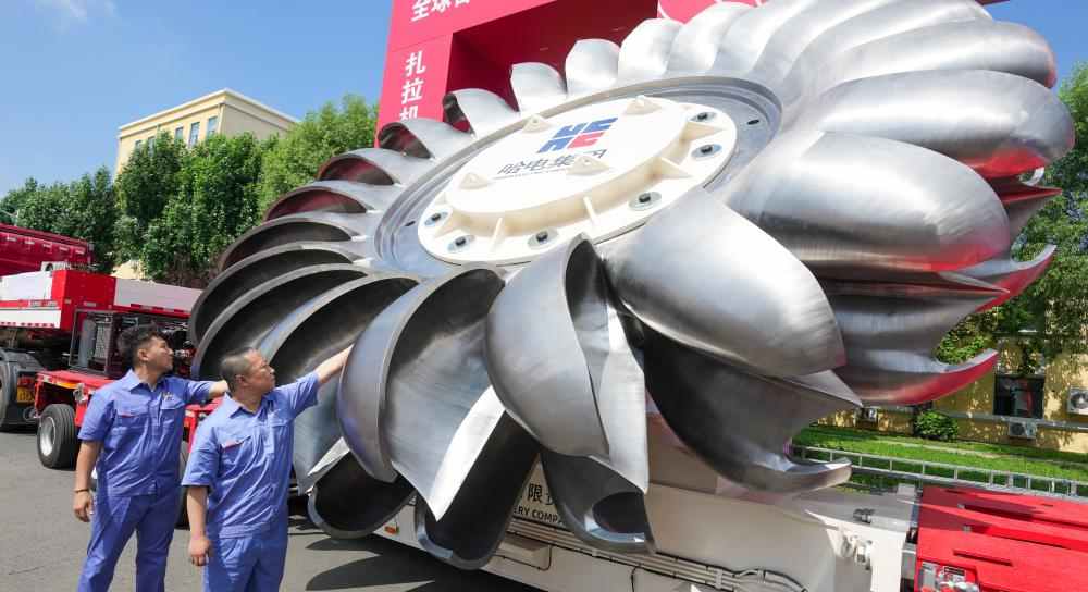 首臺500兆瓦沖擊式機(jī)組轉(zhuǎn)輪研制成功